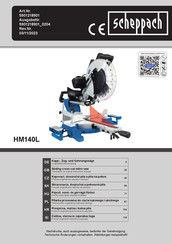 Scheppach HM140L Originalbetriebsanleitung