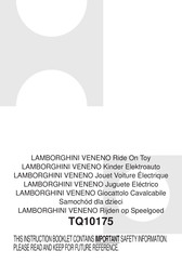 Costway LAMBORGHINI VENENO Handbuch