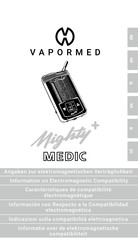 Vapormed MIGHTY+ MEDIC Bedienungsanleitung