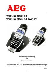 AEG Ventura black 50 Bedienungsanleitung/Sicherheitshinweise