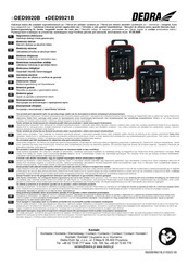 DEDRA DED9921B Bedienungsanleitung Mit Garantiekarte