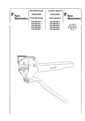 Tyco Electronics ERGOCRIMP 539 653-1 Betriebsanleitung