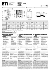 ETI SOU-2 Bedienungsanleitung