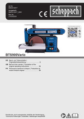 Scheppach BTS900Vario Originalbetriebsanleitung
