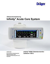 Dräger Infinity Acute Care System Gebrauchsanweisung