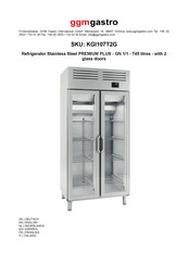 Ggm Gastro PREMIUM PLUS KGI107T2G Produktanleitung