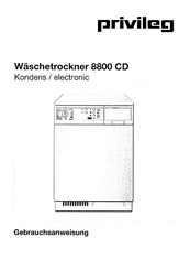 Privileg 8800 CD Gebrauchsanweisung