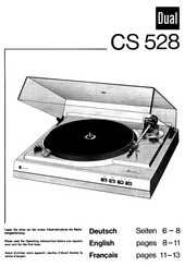 Dual CS 528 Bedienungsanleitung