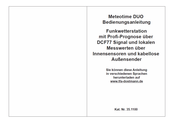 TFA Dostmann Meteotime DUO Bedienungsanleitung