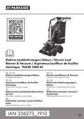 Parkside PLKSB 1800 A1 Originalbetriebsanleitung