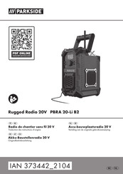Parkside PBRA 20-Li B2 Originalbetriebsanleitung