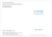 PICOOC S3 Lite Bedienungsanleitung