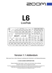 Zoom LiveTtak L6 Kurzanleitung