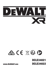 DeWalt XR DCLE34021D1 Bersetzung Der Originalanweisungen