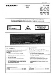 Blaupunkt IDC A09 Serviceanleitung