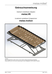 Meise Möbel meise.lift Gebrauchsanweisung
