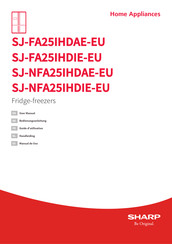 Sharp SJ-FA25IHDAE-EU Bedienungsanleitung