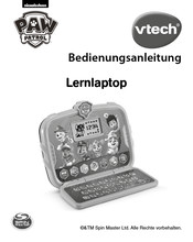 Spinmaster VTech nickelodeon PAW PATROL Lernlaptop Bedienungsanleitung