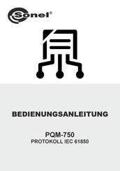 Sonel PQM-750 Bedienungsanleitung
