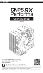 ZALMAN CNPS9X Performa Benutzerhandbuch