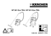 Kärcher NT 611 Eco TEA Bedienungsanleitung