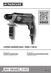 Parkside 384483 2107 Originalbetriebsanleitung