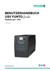 Online USV YUNTO Smile 800 Benutzerhandbuch