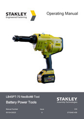 Stanley NeoBolt LB45PT-70 Betriebsanleitung