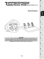 Thrustmaster T300 Alcantara Edition Benutzerhandbuch