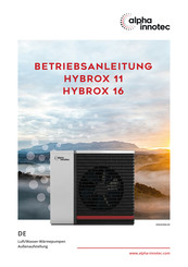 alpha innotec HYBROX 11 Betriebsanleitung