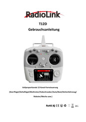 RadioLink T12D Gebrauchsanleitung