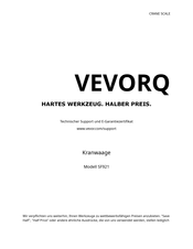 Vevor SF921 Bedienungsanleitung