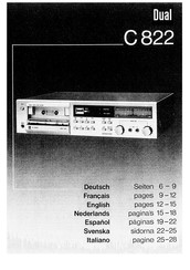 Dual C 822 Bedienungsanleitung