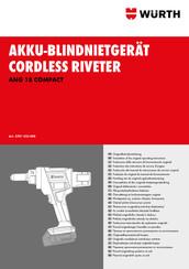Würth 5701 423 000 Originalbetriebsanleitung
