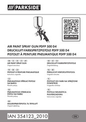 Parkside PDFP 500 D4 Originalanleitung