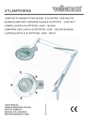 Velleman VTLAMP2WN8 Bedienungsanleitung