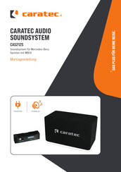 Caratec Audio CAS212S Montageanleitung
