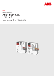 ABB i-bus KNX U .3 Serie Produkthandbuch