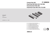 Bosch CompactTube 400 Ergänzung Zur Betriebsanleitung