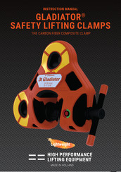 Spanset GLADIATOR 3t AD-NM clamp Bedienungsanleitung
