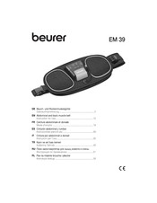 Beurer EM 39 Gebrauchsanweisung