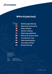 Thitronik WiPro III safe.lock Bedienungsanleitung