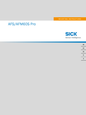 SICK AFS60S Pro Montageanleitung