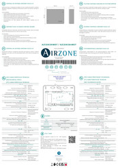 Airzone AZCE8CB1MOT Kurzanleitung