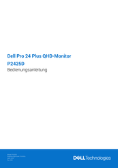 Dell P2425D Bedienungsanleitung