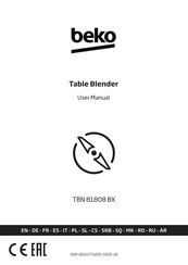 Beko 8910773200 Bedienungsanleitung