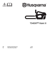 Husqvarna T540XP Mark III Bedienungsanweisung