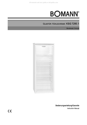 BOMANN KSG 7280.1 Bedienungsanleitung, Garantie