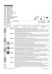 Siemens BD2-AK 02 M2 Serie Montageanleitung