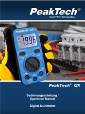 PeakTech 1071 Bedienungsanleitung